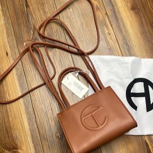 Telfar Small Tan Shopping Bag